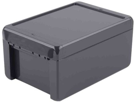 Bopla Bocube Series Graphite Grey Polycarbonate V0 Enclosure, IP66, IP68, IK07, Graphite Grey Lid, 191 X 125 X 90mm