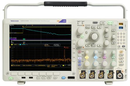 Tektronix MDO4054C+MDO4SA3 MDO4000C Series Digital Bench Oscilloscope, 4 Analogue Channels, 500MHz, 16 Digital Channels