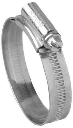 Jubilee Zinc-Plated Mild Steel Slotted Hex Worm Drive, 13mm Band Width, 40 → 55mm ID