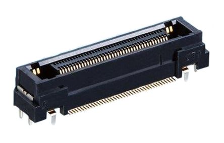 Hirose FX23 Leiterplattenbuchse Gewinkelt 60-polig / 2-reihig, Raster 0.5mm