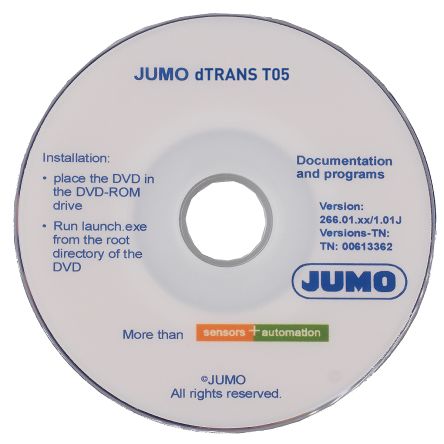 Jumo Software Für Programmierbarer 2-adriger Sender DTRANS T05