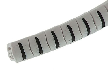 HellermannTyton HGDC Kabel-Markierer, Aufsteckbar, Beschriftung: I, Schwarz Auf Weiß, Ø 1mm - 3mm, 3.5mm, 1000 Stück