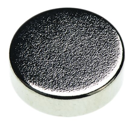 Eclipse 圆盘形钕磁铁, 4mm直径, 1mm厚, 1mm长, 0.21kg拉力