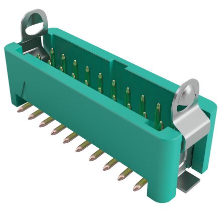 HARWIN Gecko Series Right Angle Surface Mount PCB Header, 6 Contact(s), 1.25mm Pitch, 2 Row(s), Shrouded