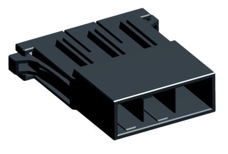 TE Connectivity Dynamic 5000 Steckverbindergehäuse Stecker 10.16mm, 3-polig / 1-reihig Gerade, Tafelmontage Für
