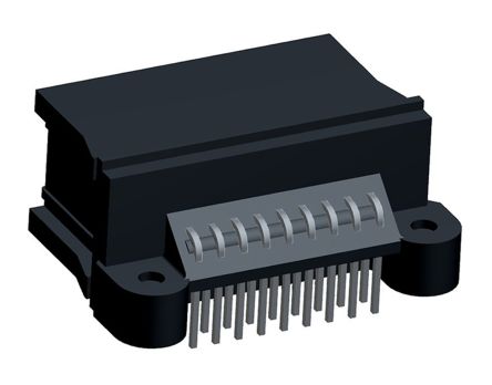 TE Connectivity Conector De Automoción Micro Quadlok System Macho De 18 Vías En 2 Filas, Terminación: Soldador