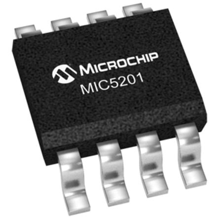 Microchip MIC5201-3.3YM, 1 Low Dropout Voltage, Voltage Regulator 200mA, 3.3 V 8-Pin, SOIC
