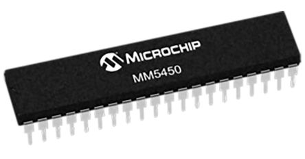 Microchip LED Displaytreiber PDIP 40-Pins, 5 V, 9 V 34-Segm. 10mA Max.