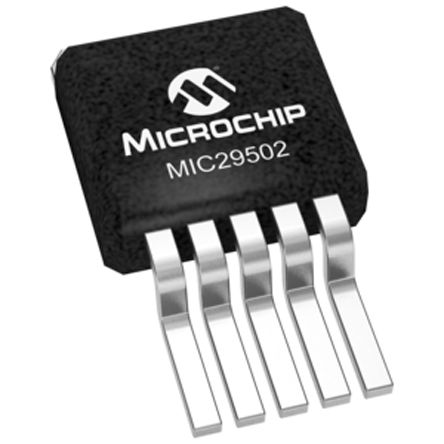 Microchip Regulador De Tensión MIC29502WU, 5A D2PAK (TO-263), 5 Pines, Ajustable