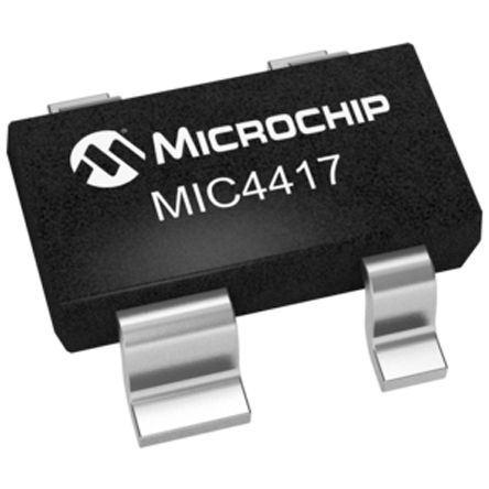 Microchip Driver De MOSFET MIC4417YM4-TR, TTL 1,2 A 18V, 4 Broches, SOT-123