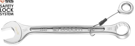 Facom, SW 1–5/16 Zoll, SW 1 5/16Zoll Ring-Maulschlüssel Doppelseitig, Höhensicher, Länge 380 Mm