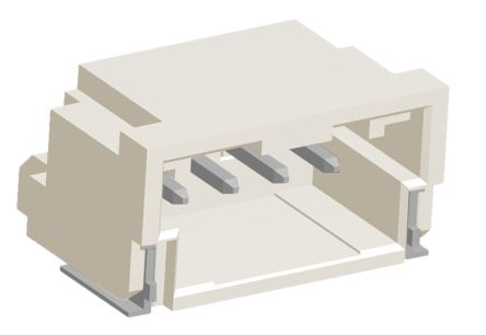 Molex DuraClik Leiterplatten-Stiftleiste Gewinkelt, 4-polig / 1-reihig, Raster 2.0mm, Kabel-Platine,