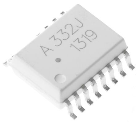 Broadcom Modulador Sigma-Delta ACPL-798J-000E, 3 → 5,5 V (VDD2), 4,5 → 5,5 V (VDD1) SOIC, 16-Pines