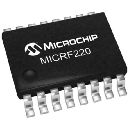 Microchip 射频接收器, 最高13kHz频带1频率, 16引脚, ASK/OOK调制技术, 表面贴装