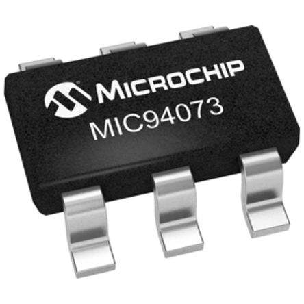 Microchip Interruptor De Potencia Inteligente MIC94073YC6-TR, Interruptor De Potencia De Lado Alto 1.7 → 5.5V 1.2A SC-70 6