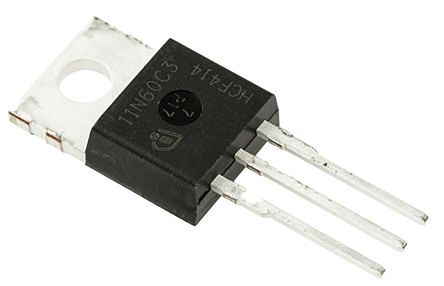 Infineon MOSFET Canal N, A-220 11 A 600 V, 3 Broches