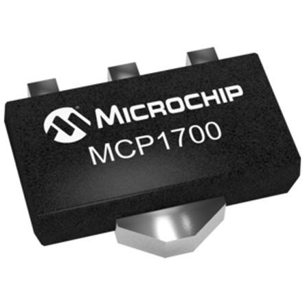 Microchip Spannungsregler 250mA, 1 Niedrige Abfallspannung SOT-89, 3-Pin, Fest
