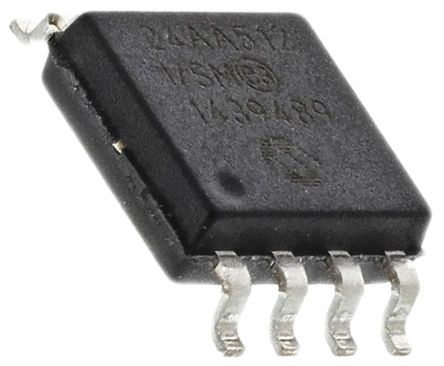 Microchip 512kbit Serieller EEPROM-Speicher, Seriell-I2C Interface, SOIJ, 900ns SMD 64K X 8 Bit, 64k X 8-Pin 8bit