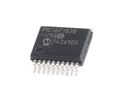 Microchip Mikrocontroller PIC16F PIC 8bit SMD 4 Kword SSOP 20-Pin 32MHz 512 B RAM