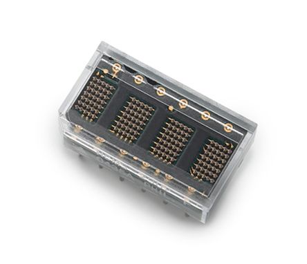 Broadcom HCMS LED-Anzeige Punktmatrix 4-Digit, Rot 626 Nm Zeichenbreite 2.1mm Zeichenhöhe 3.7mm THT
