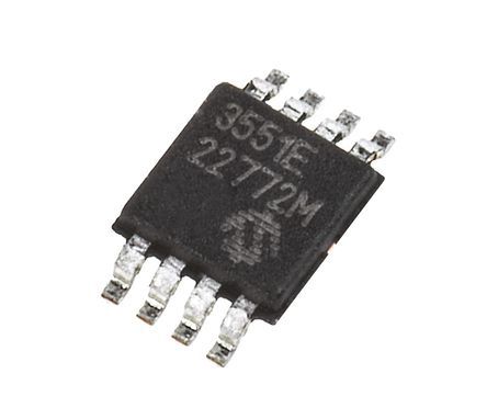 Microchip 22-Bit ADC MCP3551-E/MS, 0.014ksps MSOP, 8-Pin