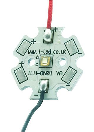 Intelligent LED Solutions ILS, LED-Array Grün 2.75 → 3.5V 82 Lm-Typ Aluminium