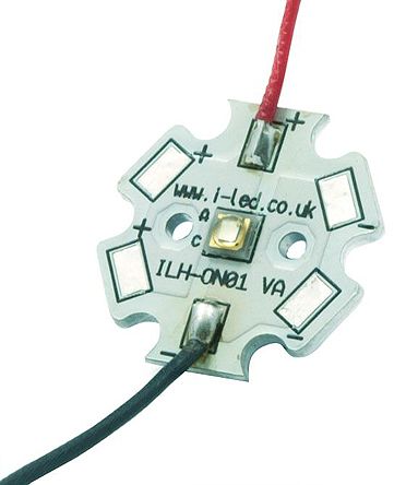 Intelligent LED Solutions Array LED ILS ILH-SO01-SIVG-SC211-WIR200., Flusso 61 Lm, Verde