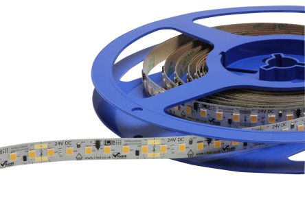 Intelligent LED Solutions Tira De LED Flexible Duris E5 PowerFlex, 24V, Color Blanco, 3000K