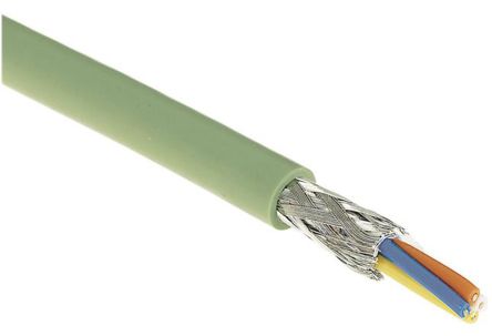 HARTING Ethernetkabel Cat.5, 20m, Grün Verlegekabel SF/UTP, Aussen ø 6.7mm, PUR