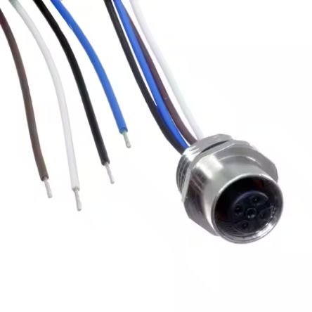 Brad From Molex Female 4 Way M12 To Unterminated Sensor Actuator Cable, 300mm