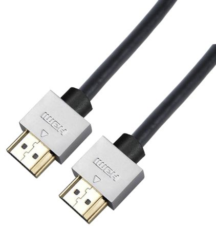 RS PRO HDMI-Kabel A HDMI Stecker B HDMI Stecker, 7.5m, Schwarz
