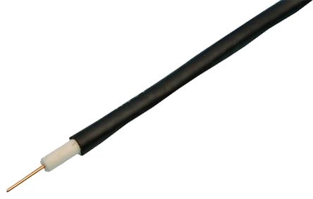RS PRO Câble Coaxial SDI, RG6, 250m, Noir