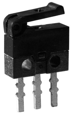 KNITTER-SWITCH Mikroschalter Snap-Betätiger Löt-Pin, 500 MA, 1-poliger Wechsler 50 Gf -20°C - +70°C