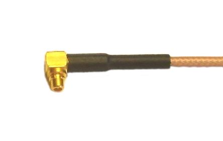 Telegartner Male MMCX To Unterminated Coaxial Cable, 300mm, RG178 Coaxial, Terminated