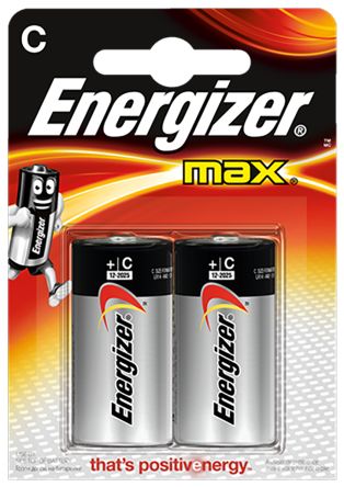 Energizer MAX Alkali C Batterien, 1.5V, 8Ah