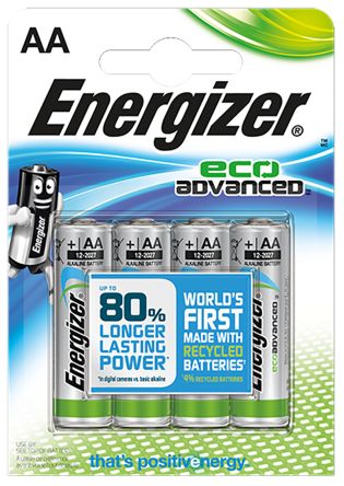 Energizer Batteria AA, 1.5V, Alcalina, Terminale Standard