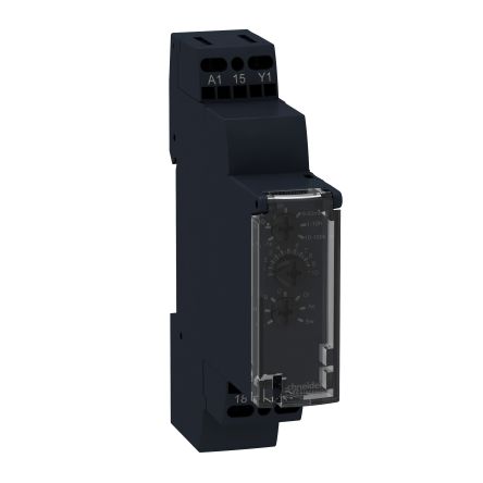 Schneider Electric Harmony Time Series DIN Rail Mount Timer Relay, 12 → 240V ac/dc, 1-Contact, 1 s →