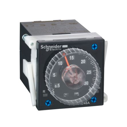 Schneider Electric Harmony Time Series Panel Mount Timer Relay, 24 → 240V ac/dc, 2-Contact, 0.02 s →