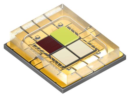 OSRAM Opto Semiconductors OSRAM OSTAR Stage SMD LED RGBW, Cluster 4-LEDs, 224 → 450 Lm (Grün), 280 → 560 Lm (Weiß), 90 →