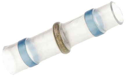 TE Connectivity Transparent Polyolefin Solder Sleeve 18.5mm Length 1.5 → 4.8mm Cable Diameter