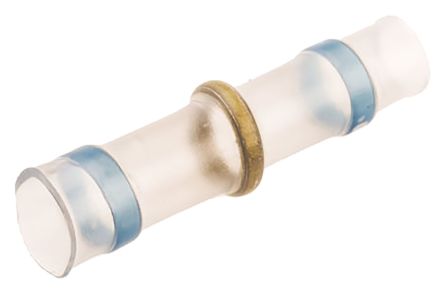 TE Connectivity Manchon De Soudage, Longueur: 28.5mm Transparent,diamètre De Câble: 4 → 11.5mm