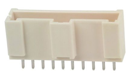 Hirose DF1E Leiterplatten-Stiftleiste Gerade, 10-polig / 1-reihig, Raster 2.5mm, Kabel-Platine, Lötanschluss-Anschluss,