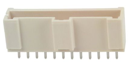 Hirose DF1E Series Straight Through Hole PCB Header, 12 Contact(s), 2.5mm Pitch, 1 Row(s), Shrouded
