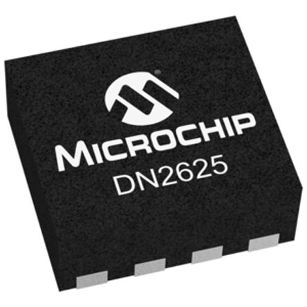 Microchip DN2625DK6-G N-Kanal, SMD MOSFET 250 V / 1,1 A, 8-Pin DFN