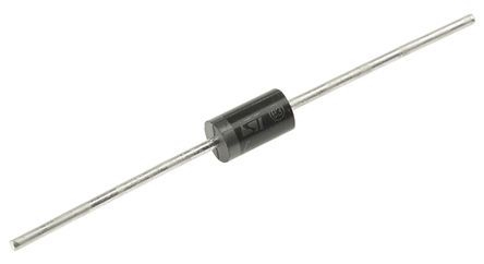 STMicroelectronics THT Diode, 600V / 5A, 2-Pin DO-201AD