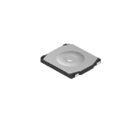 SKSHABE010, Switch Tactile N.O. SPST Flush Round Button J-Bend 0.05A 12VDC 2.35N SMD T/R (10 Items)