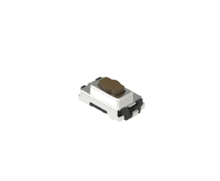 Alps Alpine Black Button Tactile Switch, SPST 50 MA Surface Mount