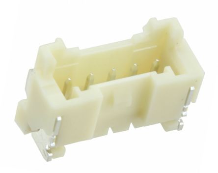 JST PA Series Right Angle Surface Mount PCB Header, 5 Contact(s), 2.0mm Pitch, 1 Row(s), Shrouded