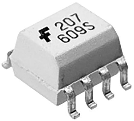 Onsemi SMD Optokoppler DC-In / Logikgatter-Out, 8-Pin SOIC, Isolation 3,75 KV Eff