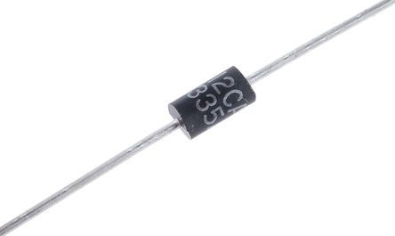 Taiwan Semiconductor TVS-Diode Bi-Directional Einfach 103V 71.3V Min., 2-Pin, THT 64V Max DO-15